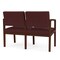 Lesro 2 Seat Tandem Seating W/ No Center Arm, 44 in W 26 in L 31.5 in H, Lenox Series LW2101 - alternate 3